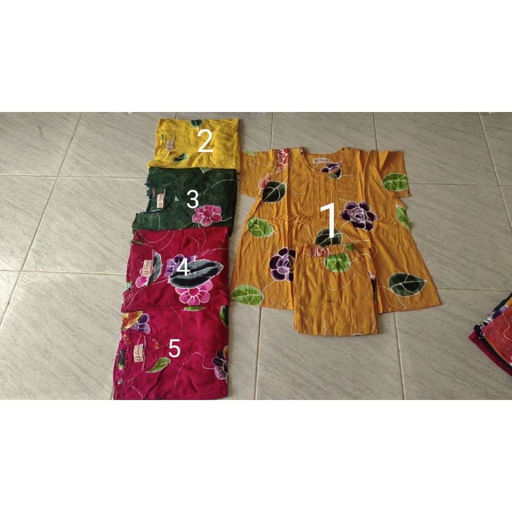 batik sunan dewasa tangan pendek