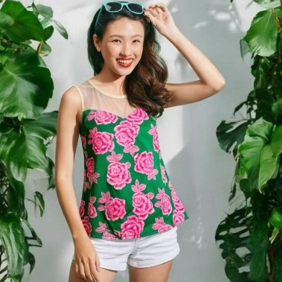 BLOUSE ATASAN WANITA /BAJU BLOUSE TILE