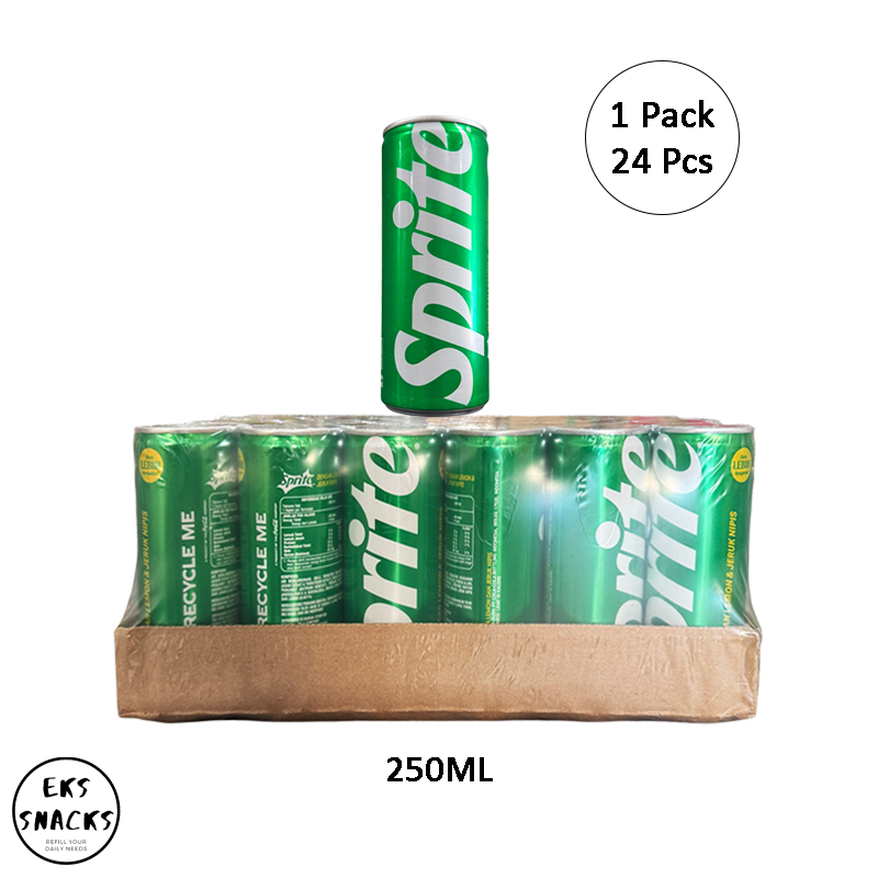 Sprite 250ML - Kaleng - Botol