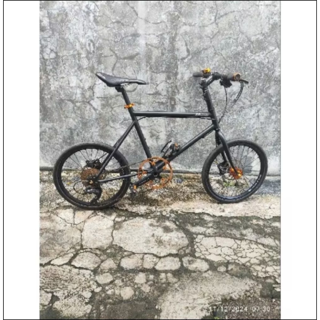 Sepeda Minivelo custom 9 speed