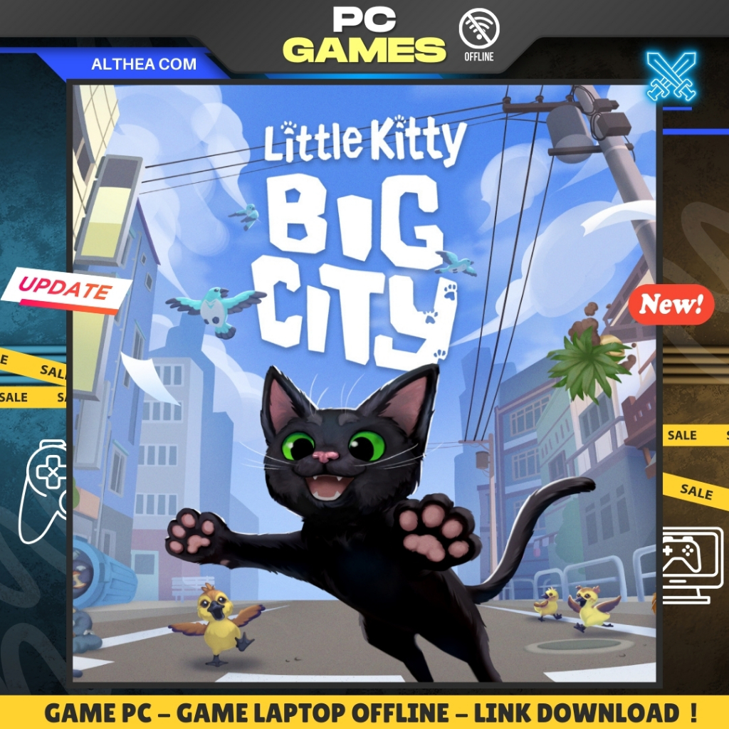 LITTLE KITTY BIG CITY - ADVENTURE - GAME PC – GAME LAPTOP - OFFLINE