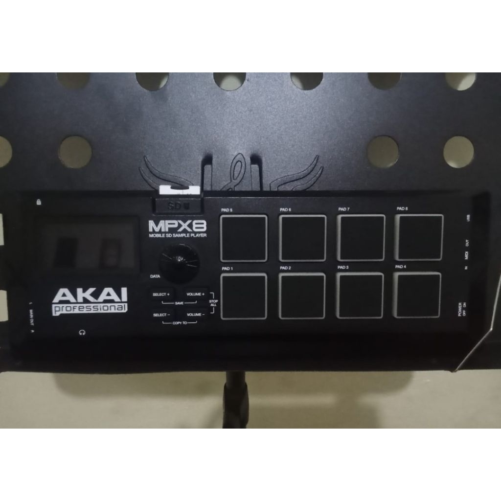 Akai MPX8 kendang elektrik Pad / drum sampling kendang Pad