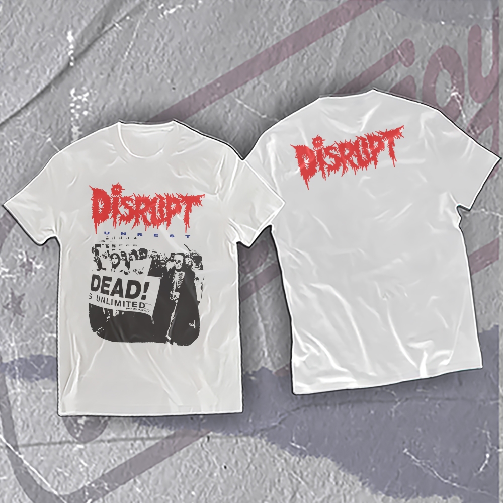 Kaos / T-Shirt Band Disrupt "Unrest" /