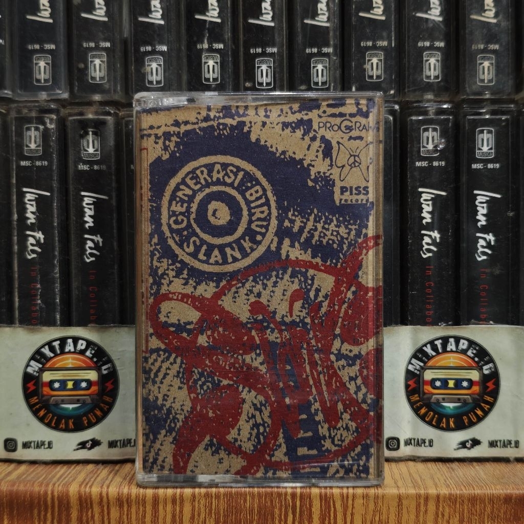 Kaset - Slank - Generasi Biru - Radio Tape - Kaset Pita - Radio - Pemutar Kaset - Retro - Classic - 