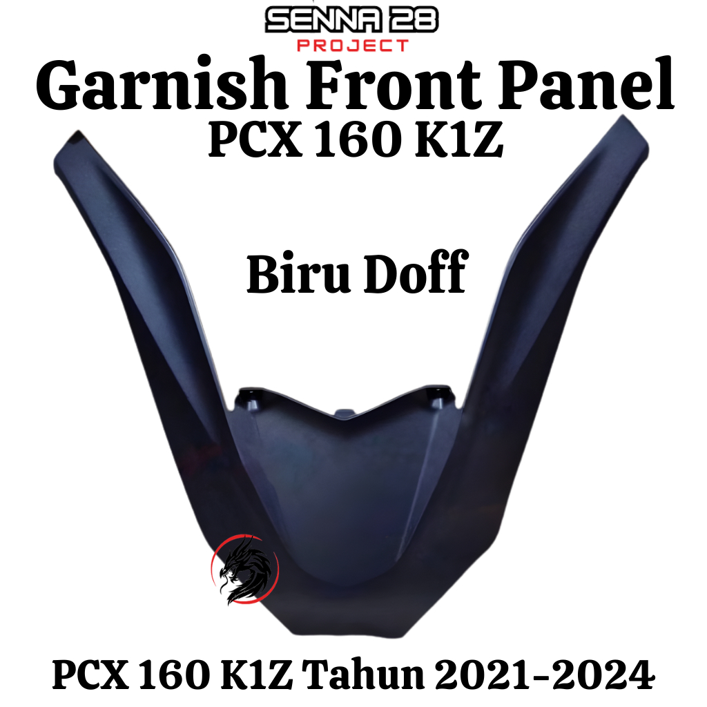 Garnish Front Panel Depan PCX 160 K1Z GARNISH FRONT PCX 160 Cover V PCX 160 BIRU DOFF