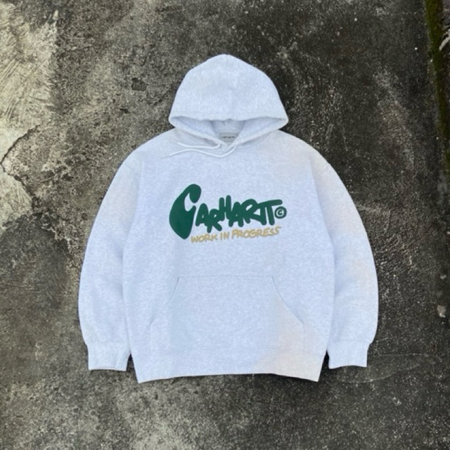 CARHARTT WIP GRANT SWEATSHIRT HOODIE GREY