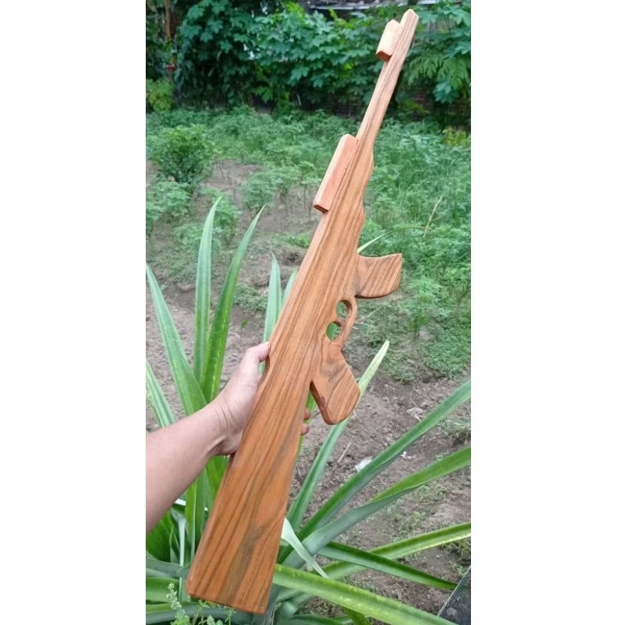 SENAPAN KAYU - SENAPAN AK - 47 - SENAPAN AK 47- SENAPAN KAYU MAINAN -SENAPAN MAINAN ANAK - SENAPAN P