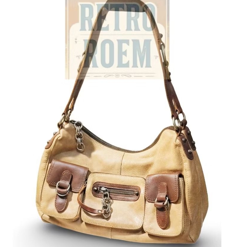 preloved vintage long shoulder bag Buffalo