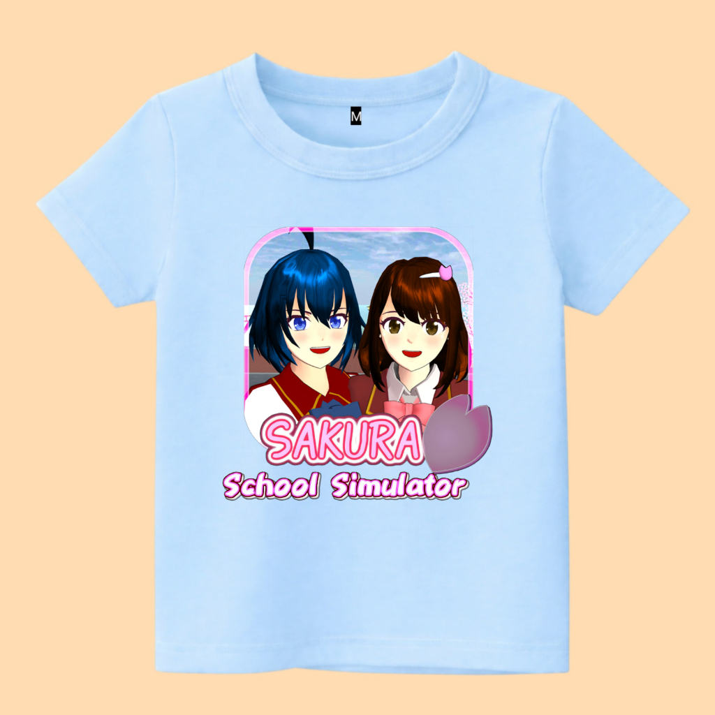 Baju kaos anak sakura school simulator