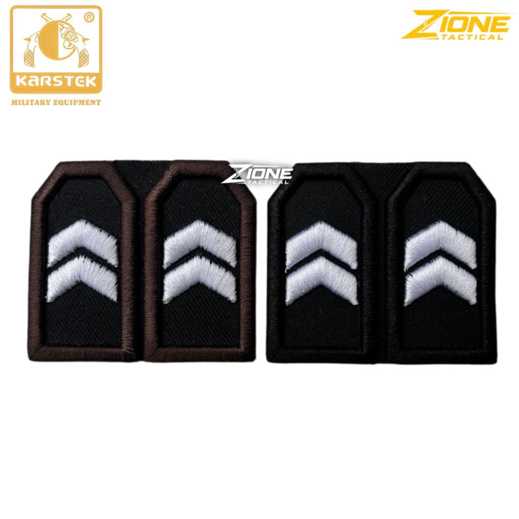 Pangkat TNI AD Pratu Bordir | Tanda Pangkat Prajurit Satu | Atribut Seragam Loreng