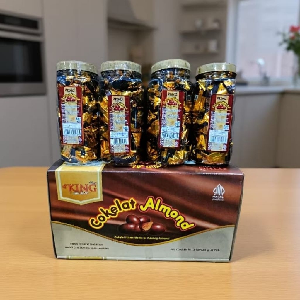 Bonibol Almond ( 1 Dus 4 Toples )  - Bonibol Chocoberry Almond D King