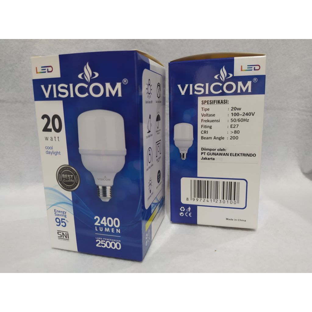 VISICOM lampu LED kapsul 20 watt putih visicom GARANSI 1 TAHUN