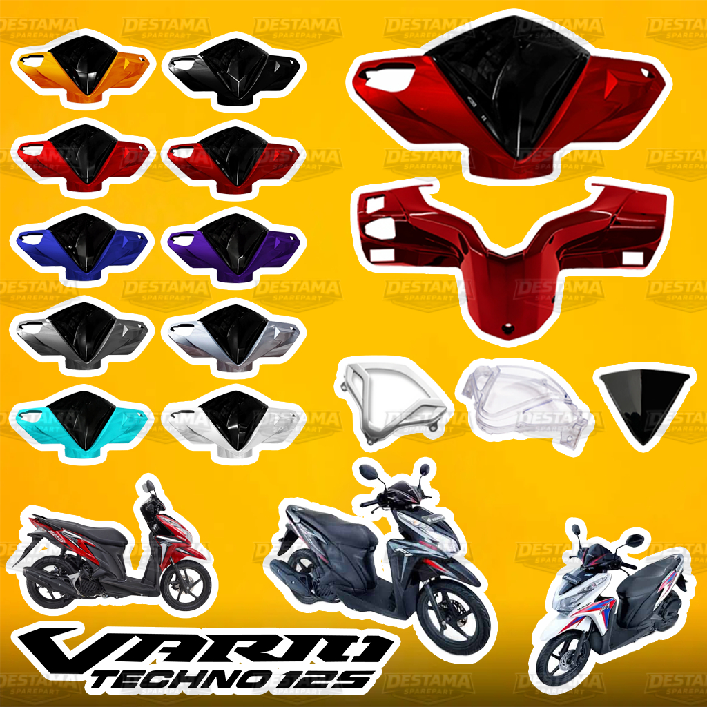 Batok Depan Belakang Vario Techno 125 FI Old 2012–2013 |  Batok Depan Belakang Vario Tekno 125