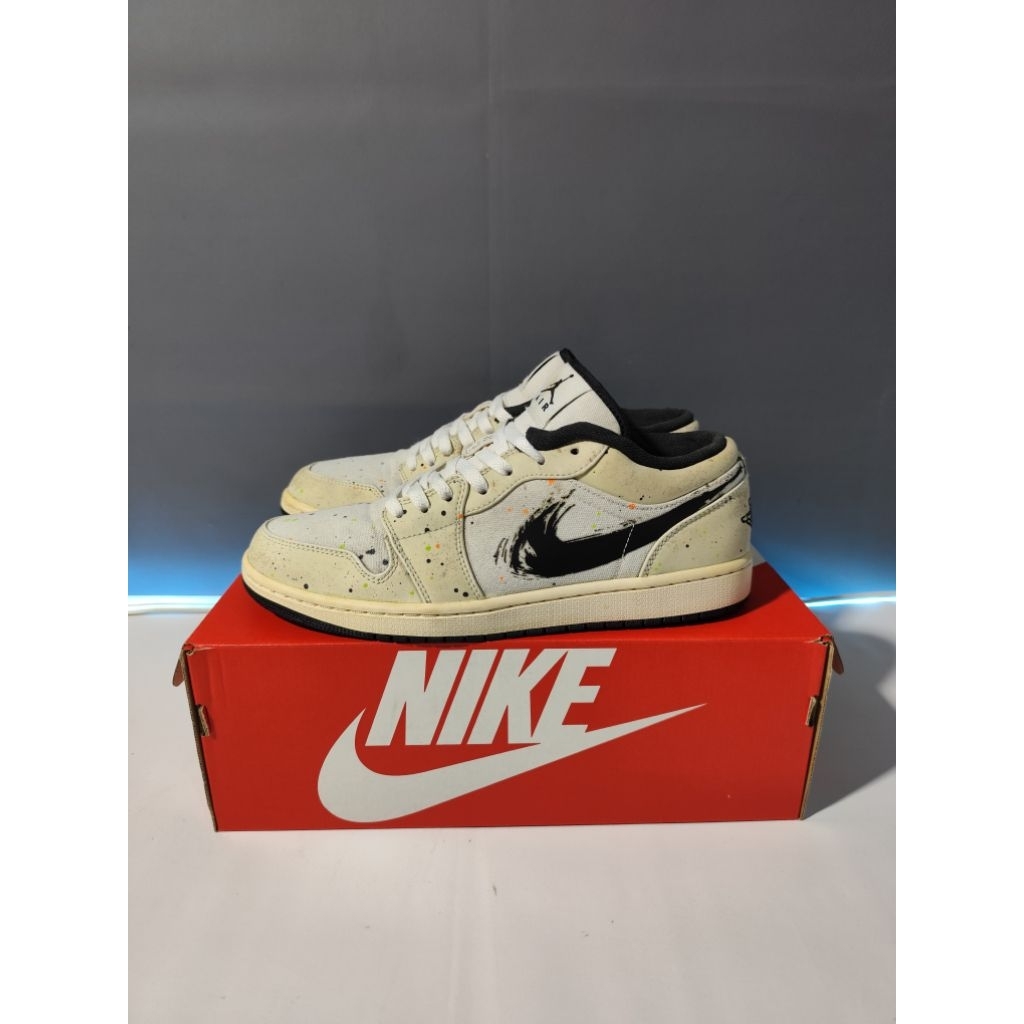 (USED) Nike AJ1 Low Brushstroke Original Size 44