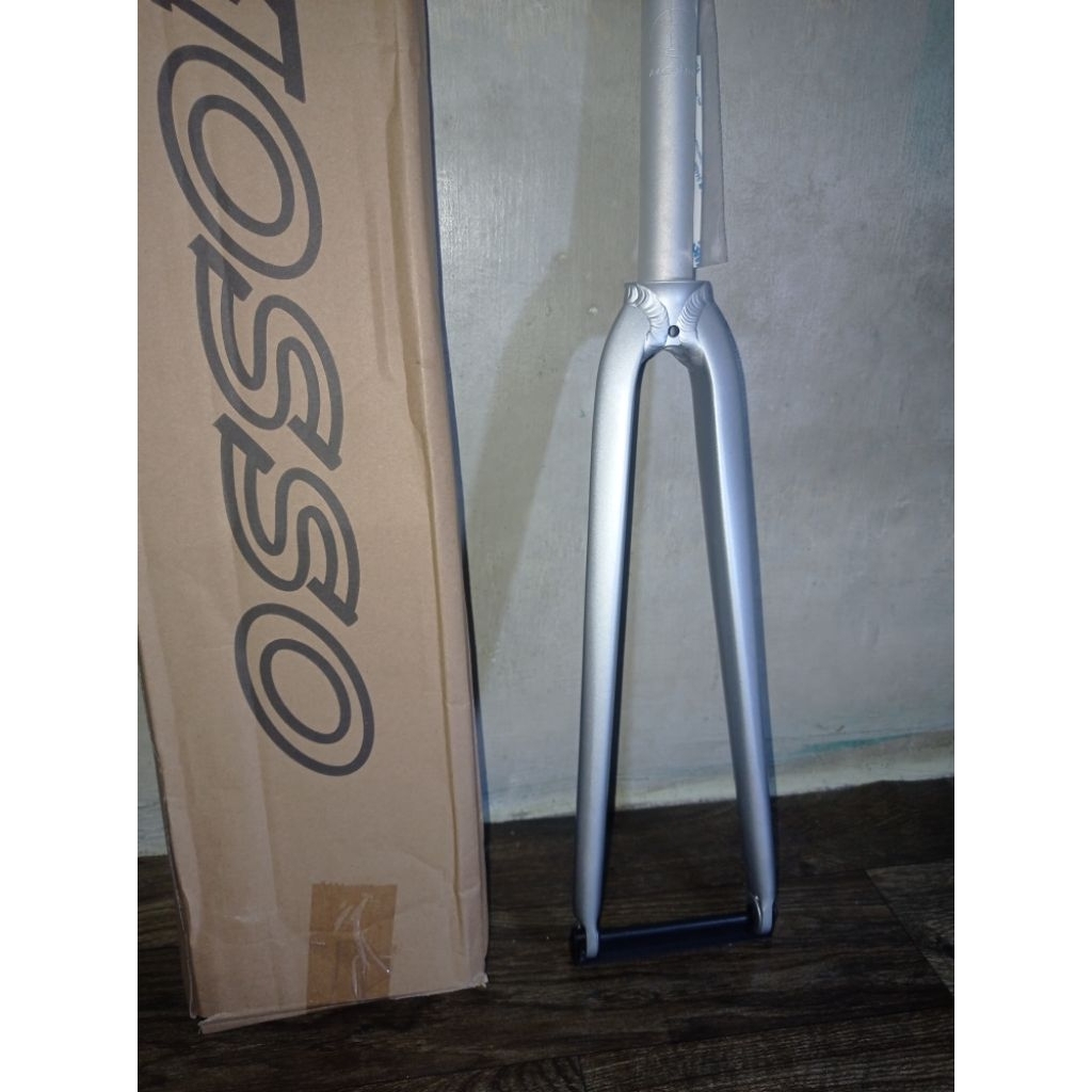 Fork Mosso SF700 Metallic Silver - Fork Fixie Roadbike 700c Alloy 7005