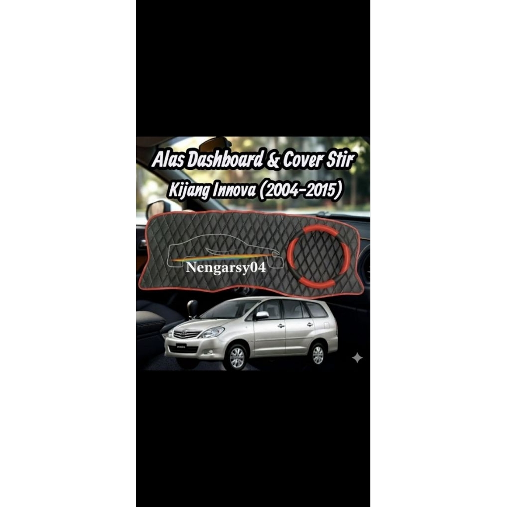 alas dashboard dan cover stir kijang innova 2004-2015