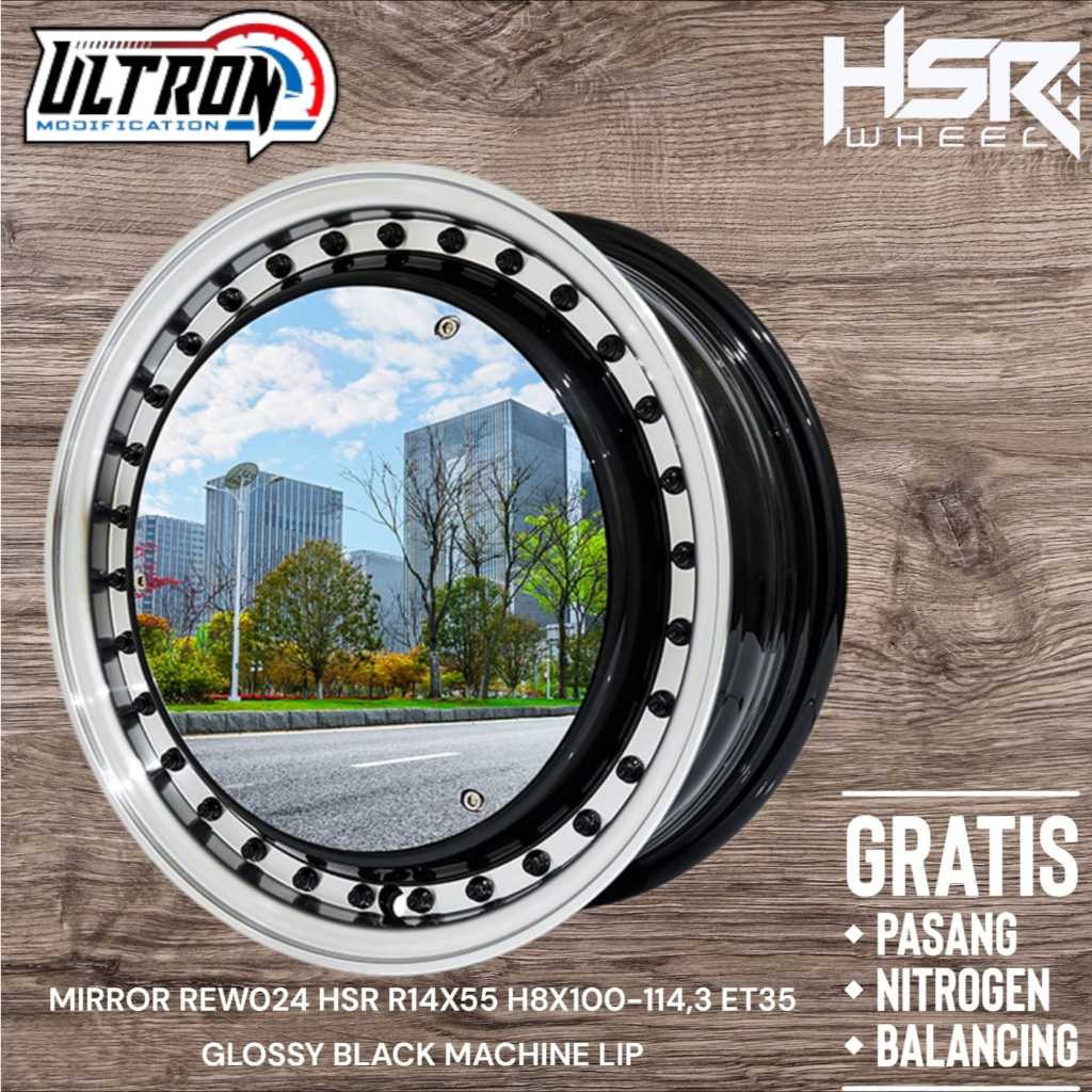 Velg Mobil Wuling Air Ev Kia Visto Karimun Kotak Mirage HSR Mirror Ring 14