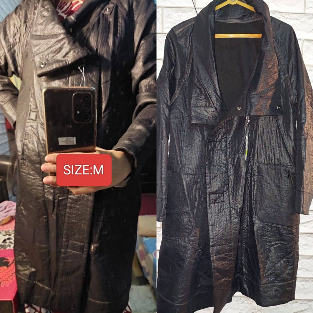 JAKET / COAT WANITA PANJANG HITAM