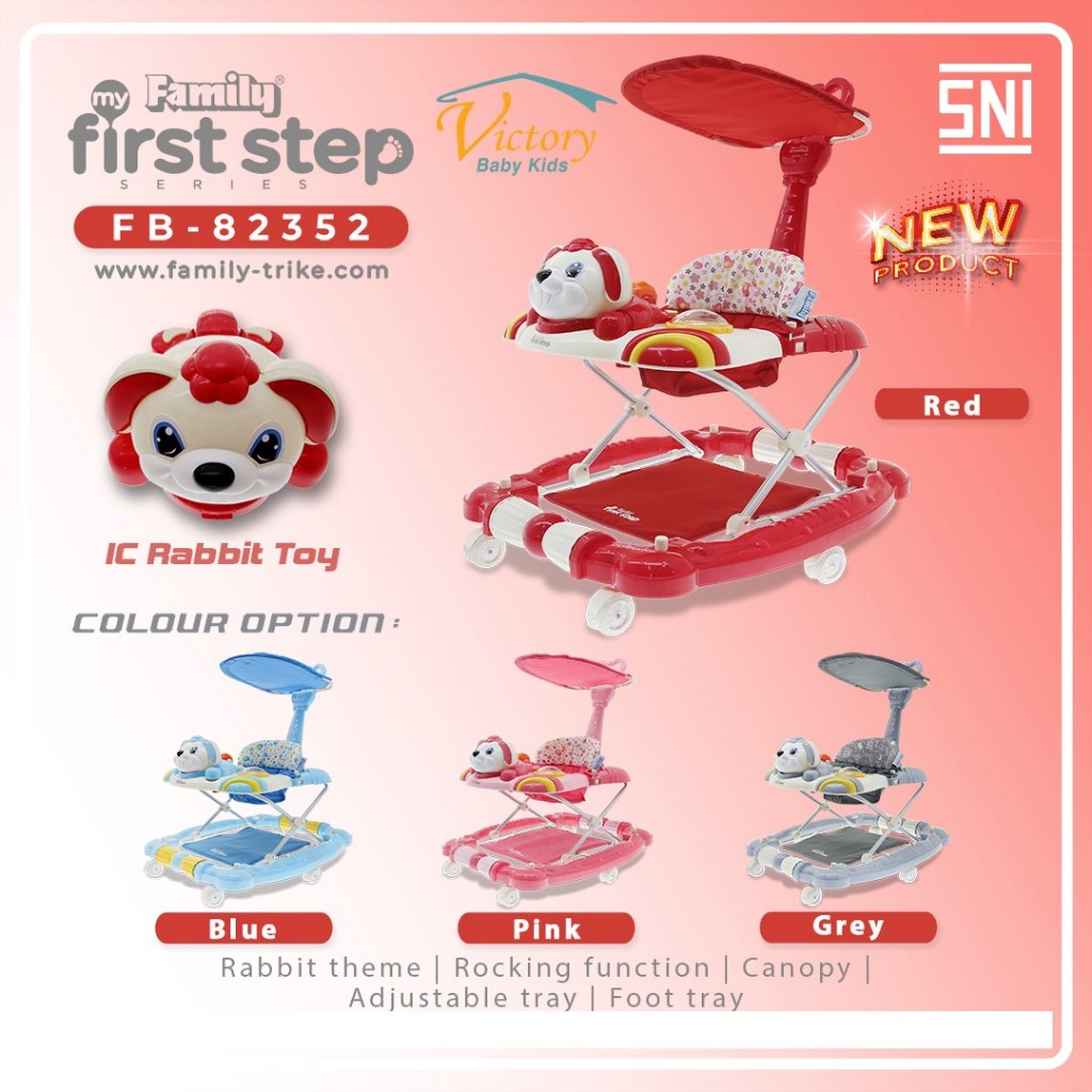 Baby Walker Family First Step 82352 - Kereta Dorong Bayi
