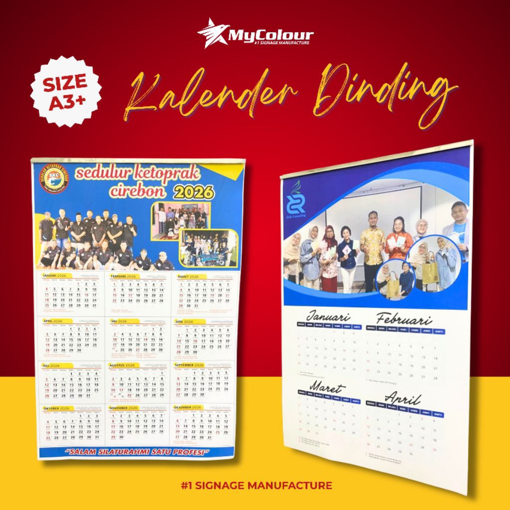 CETAK KALENDER DINDING 2026 CUSTOM l CETAK KALENDER DINDING 2026 l Kalender 2026 Terbaru Aesthetic l