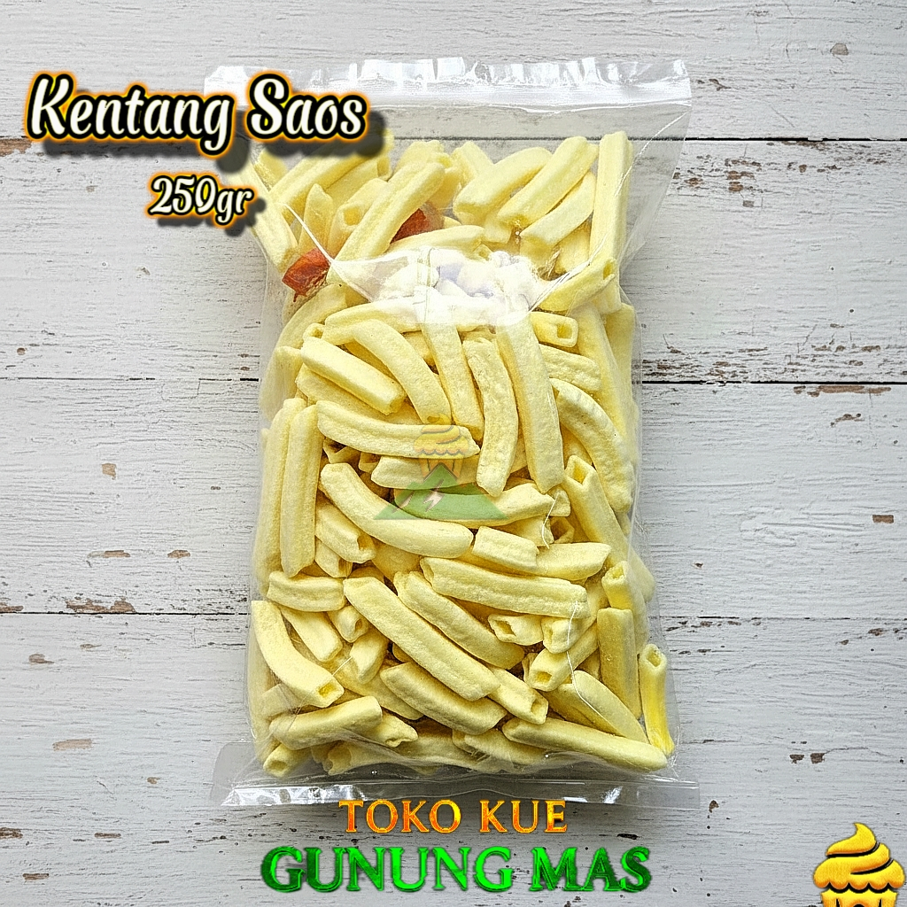 KENTANG SAOS / KENTANG SAUS / POTATO / CAMILAN KILOAN 250 GR