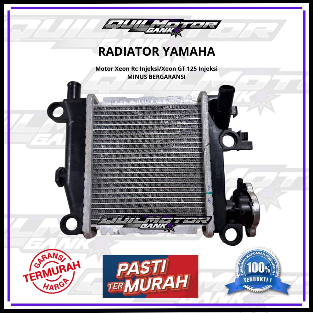 Radiator Yamaha Xeon RC 125 Injeksi Xeon GT 125 Eagle Eye Original Copotan Bergaransi