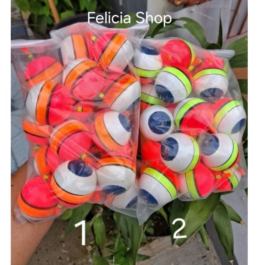 Pelampung Pancing Kayu Strarlet Bulat 5 cm Ampul Pancing Murah