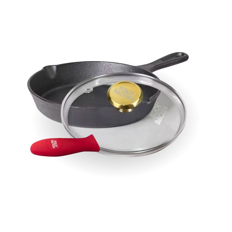 GIFT - Koch & Backen Cast Iron + Tutup + Silicone