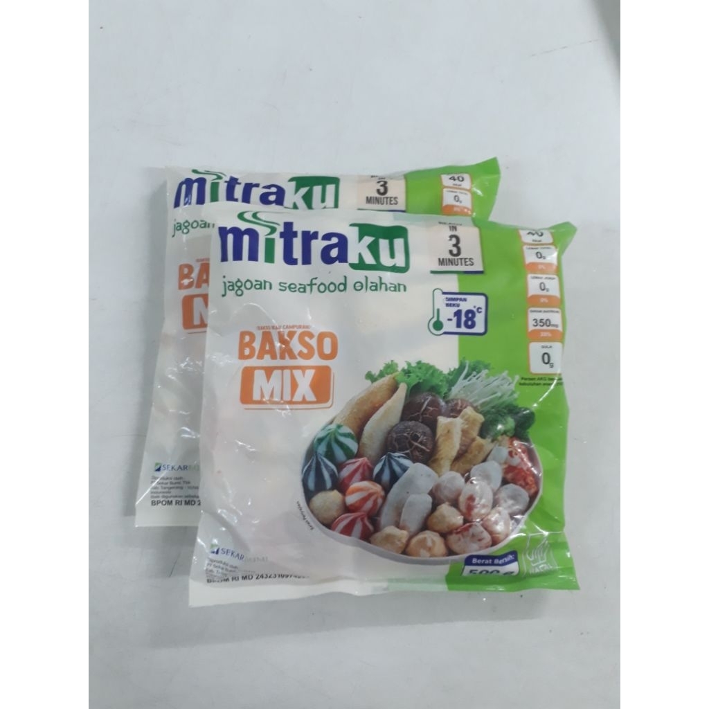Mitraku Bakso Ikan Mix 500Gr