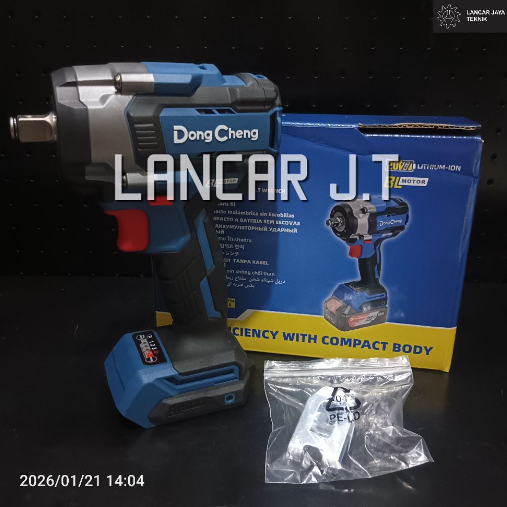 DongCheng DCPB598Z Mesin Pembuka Baut Cordless Brushless Impact Wrench 598Nm 20V 1/2" DCPB598 Z UNIT