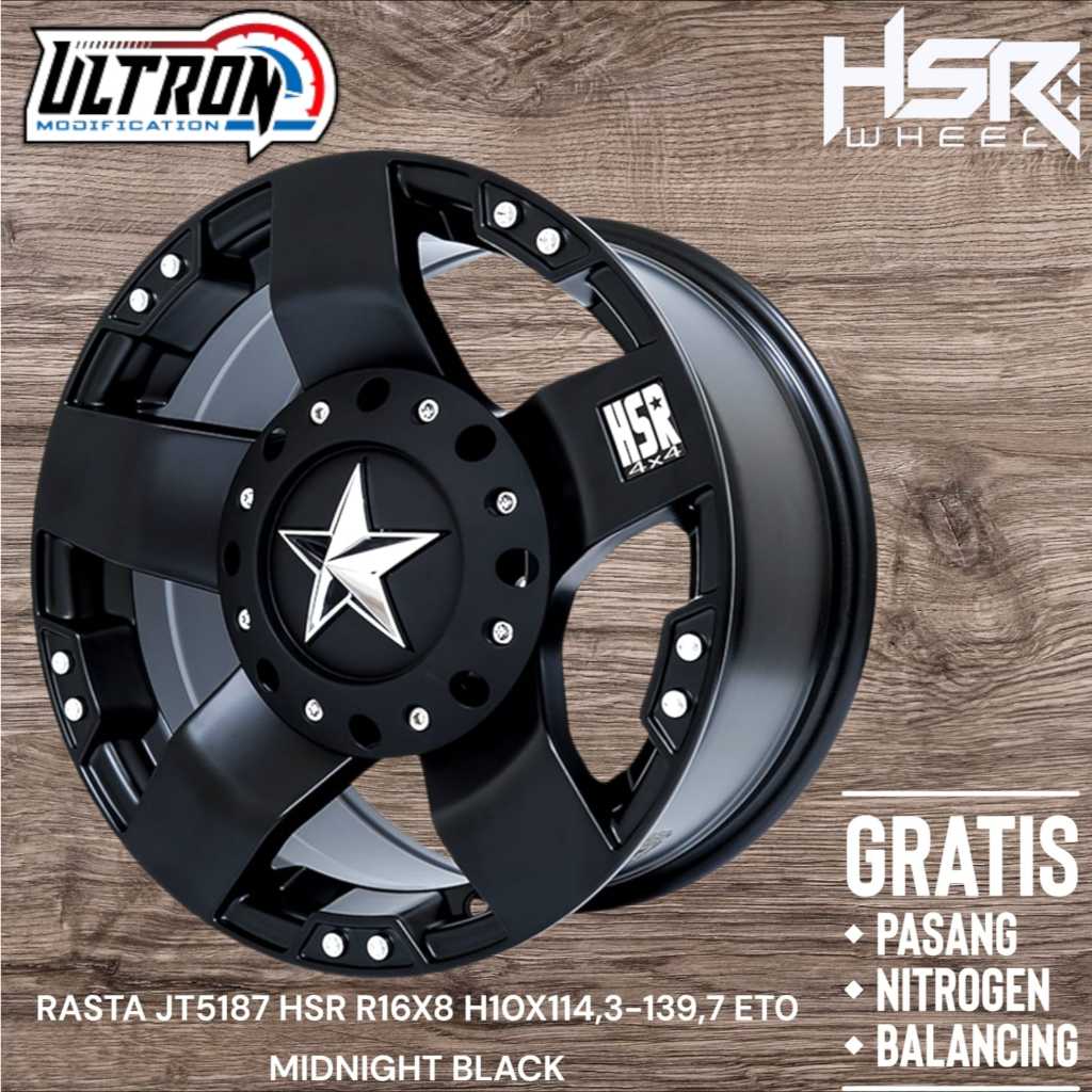 Velg Mobil  Rush Terios Rush Dmax Hilux Semi Offroad Ring 16 Hsr RASTA JT5187