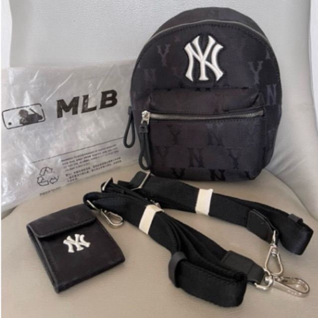 Tas MLB Monogram Nylon Jacquard Mini Backpack NY