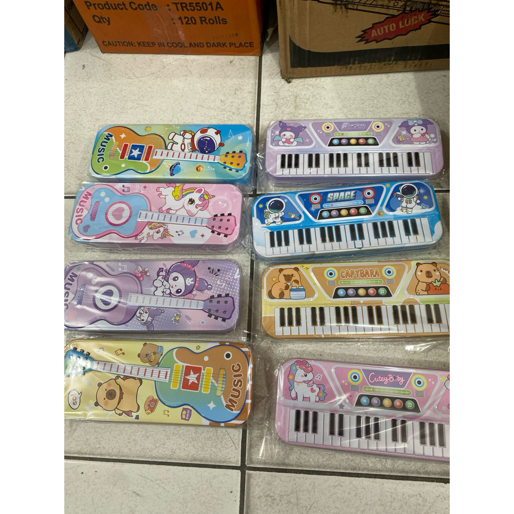 Kotak Pensil Kaleng / Kotak Pensil Kaleng Fancy