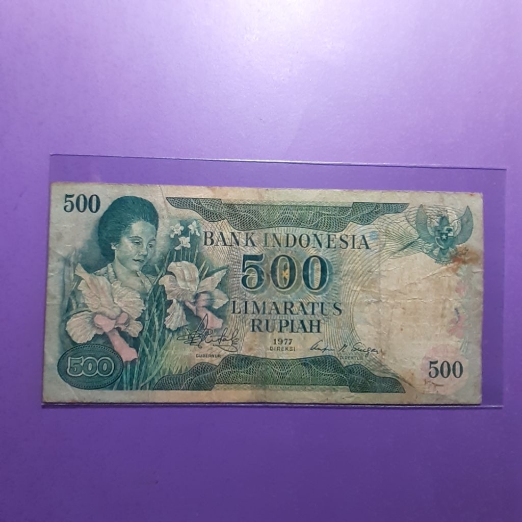 uang 500 rupiah ibu konde 1977