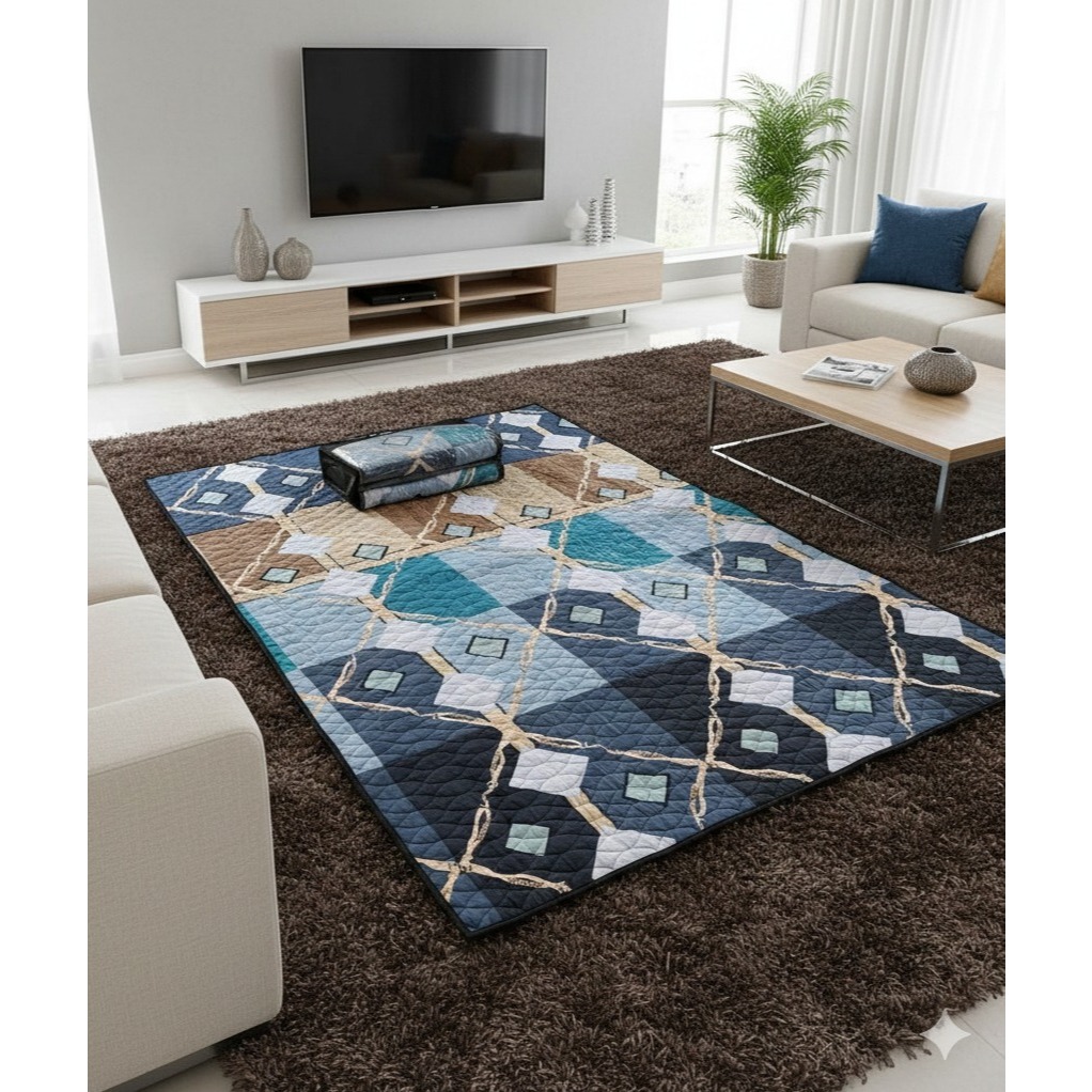 Karpet lantai Aesthetic Tebal dan Empuk / Tikar Lipat Waterproof indoor Outdoor