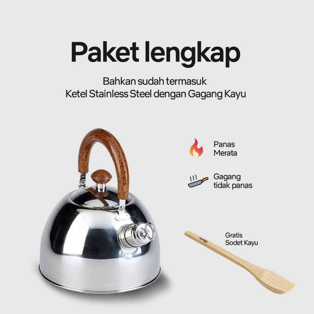Oxone Panci Set + Teko Stainless Steel OX933