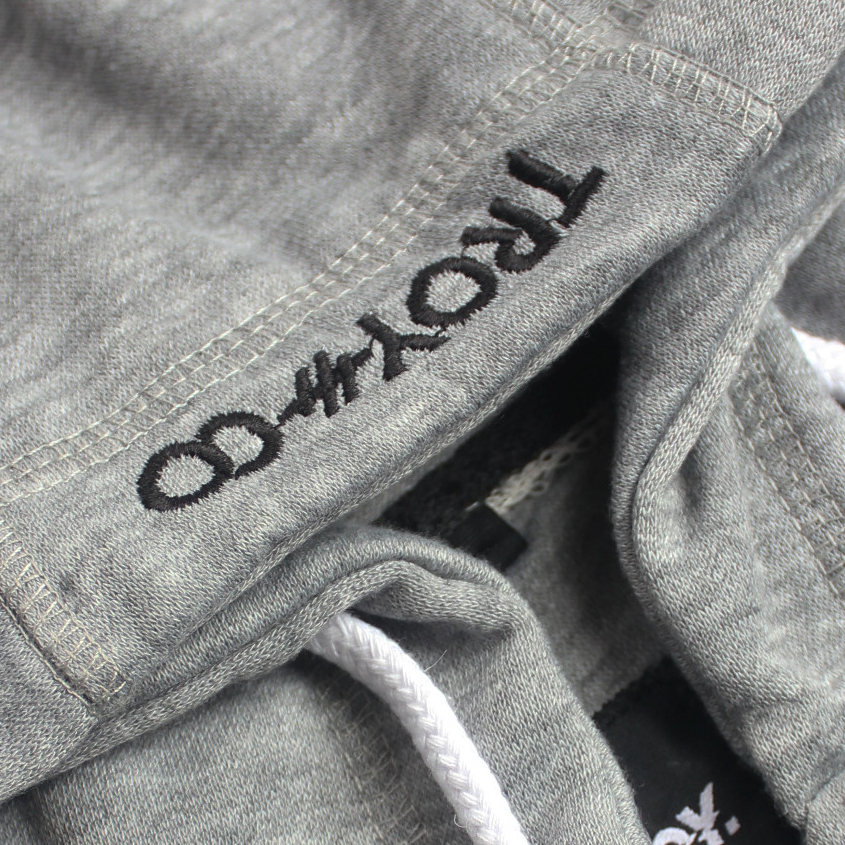 Troy Company Hoodie Zipper Grey Misty Onikuma - Hoodie Zipper Hoodie Abu Misty ZHD 2845