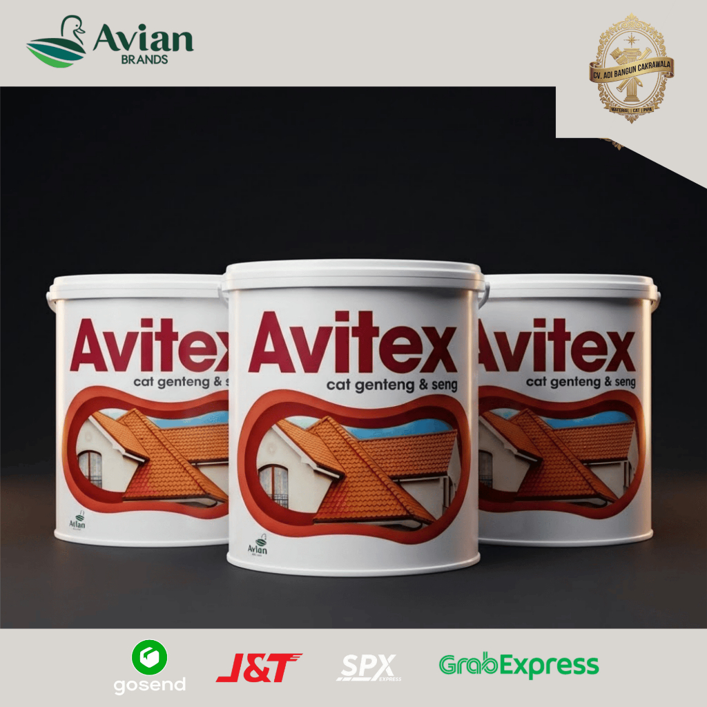 AVITEX CAT GENTENG DAN SENG UKURAN 20KG