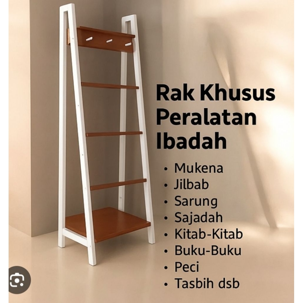 Rak sajadah dan mukena Minimalis