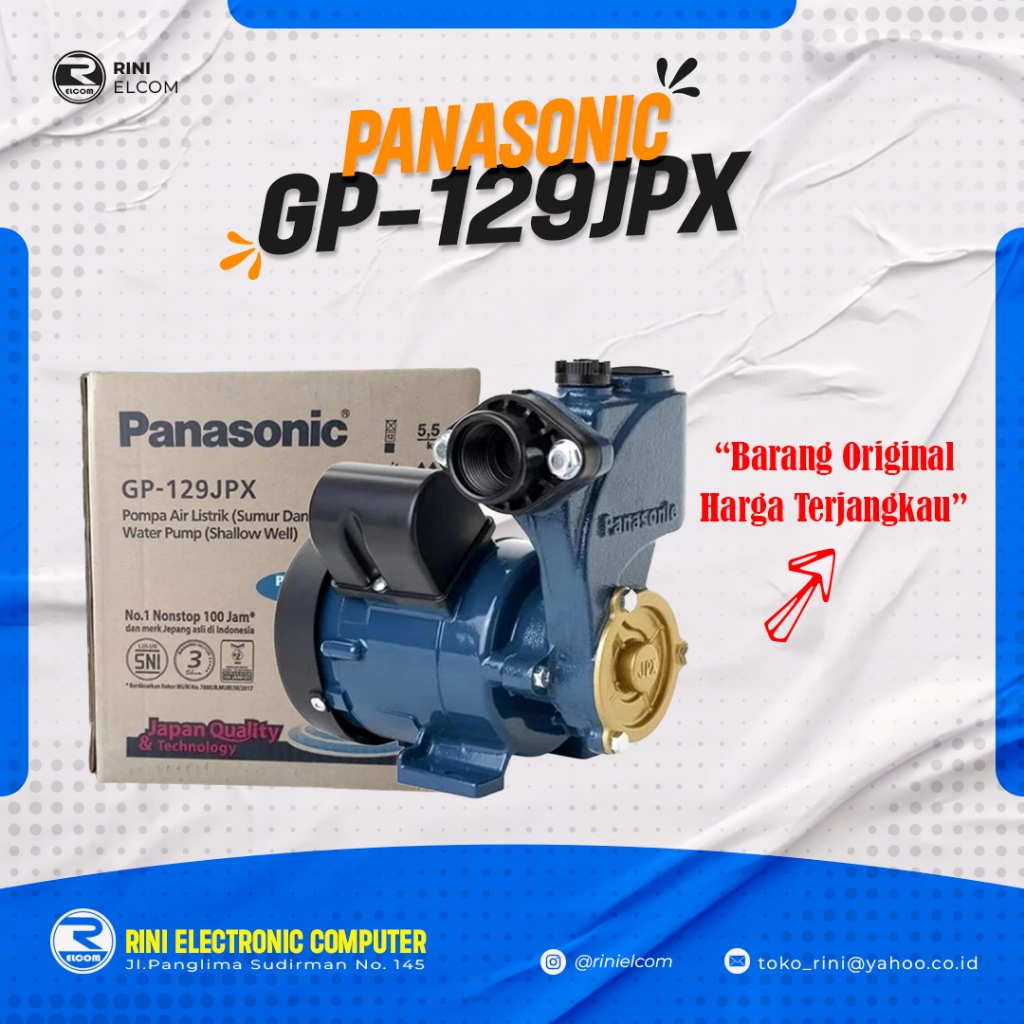 Pompa Panasonic GP-129 JPX GP129JPX Original