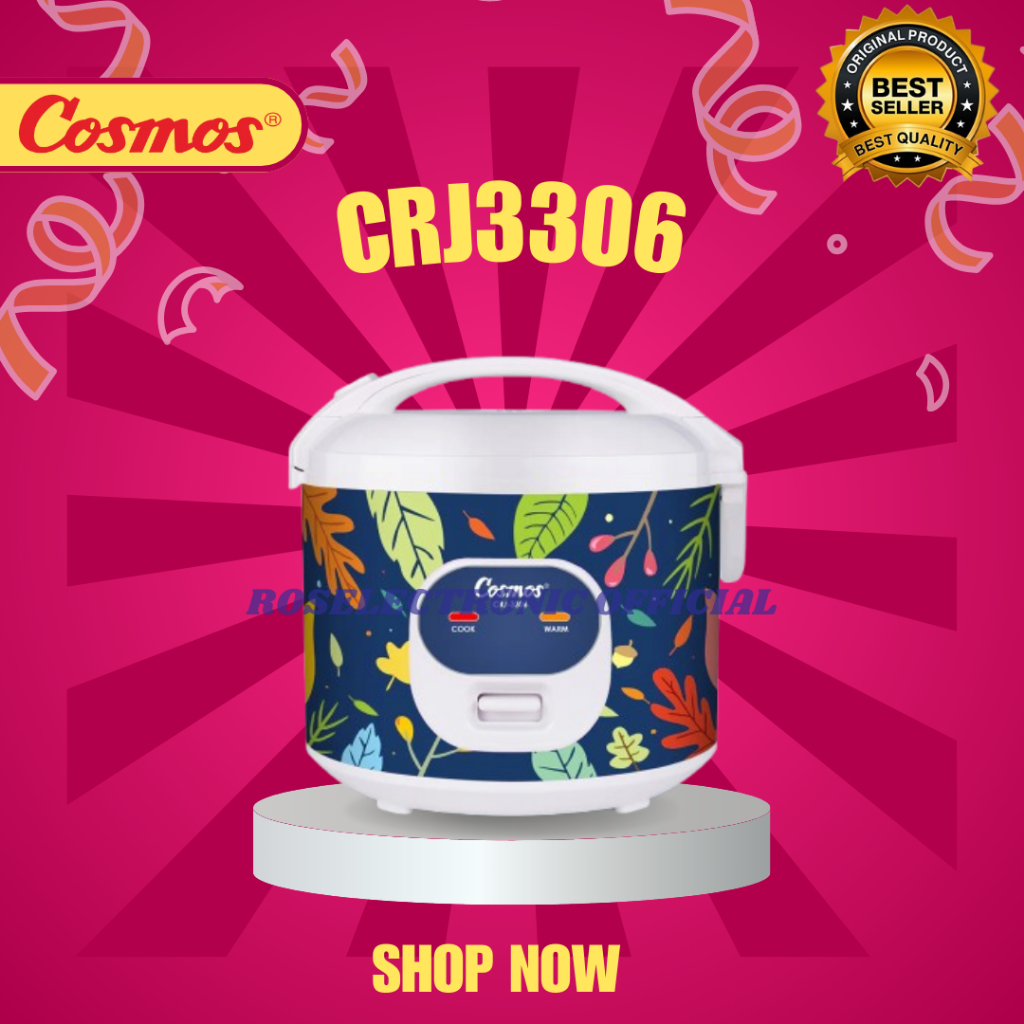 Cosmos CRJ 3306 - Rice Cooker 1.8L/CRJ3306/CRJ-3306/CRJ 3306/Cosmos Rice Cooker 1.8L Murah