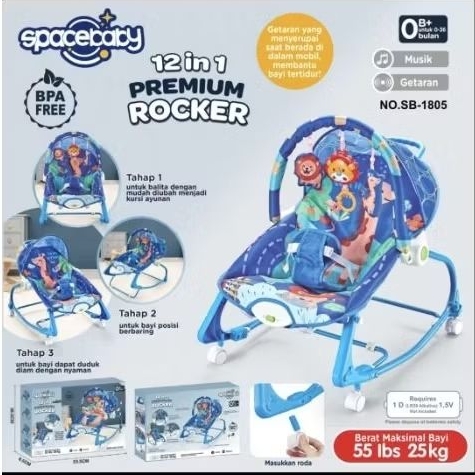 Preloved Bouncer Bayi Space Baby