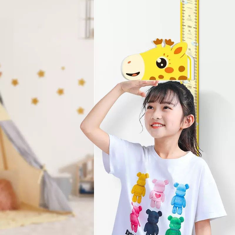 Meteran Pengukur Tinggi Badan Magnet & Desain Gambar Menarik / Alat Pengukur Tinggi Badan Anak Wall 