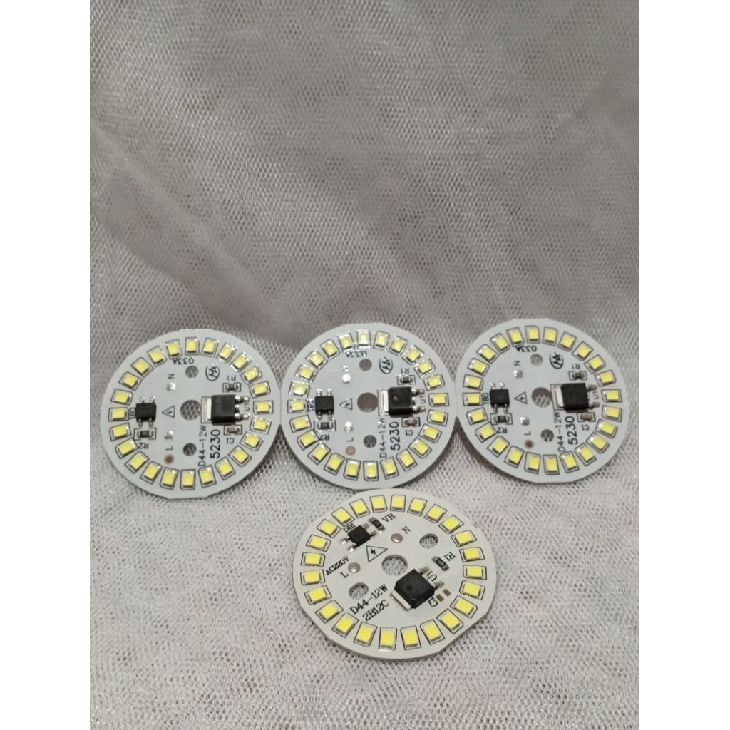 PCB Round LED 12 WATT SMD 2835 Putih 6500K AC 220V