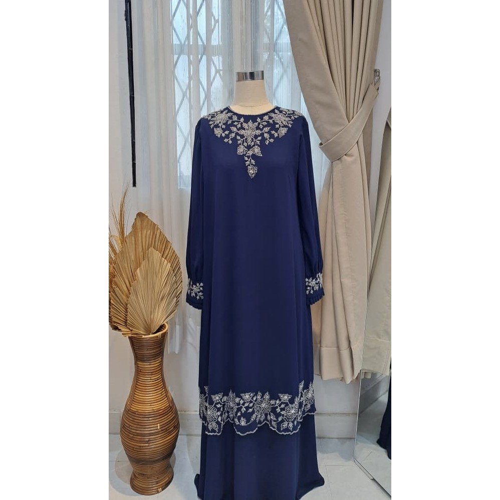 Sienna Dress Gamis SO-377 Nesty Collection - Gamis Muslimah Wudhu Friendly, Dress Muslimah, Dress/Ga