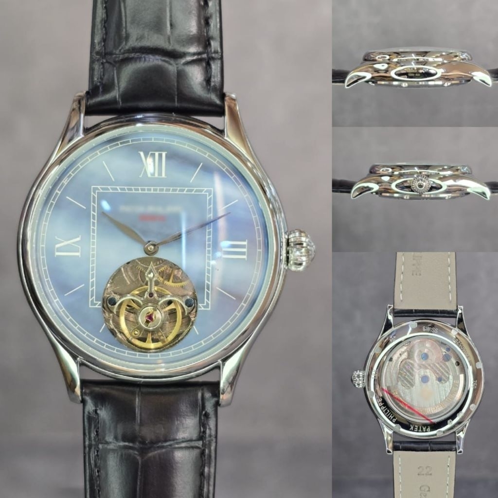 Jam Tangan PP Complication Tourbillon Stainless Leather