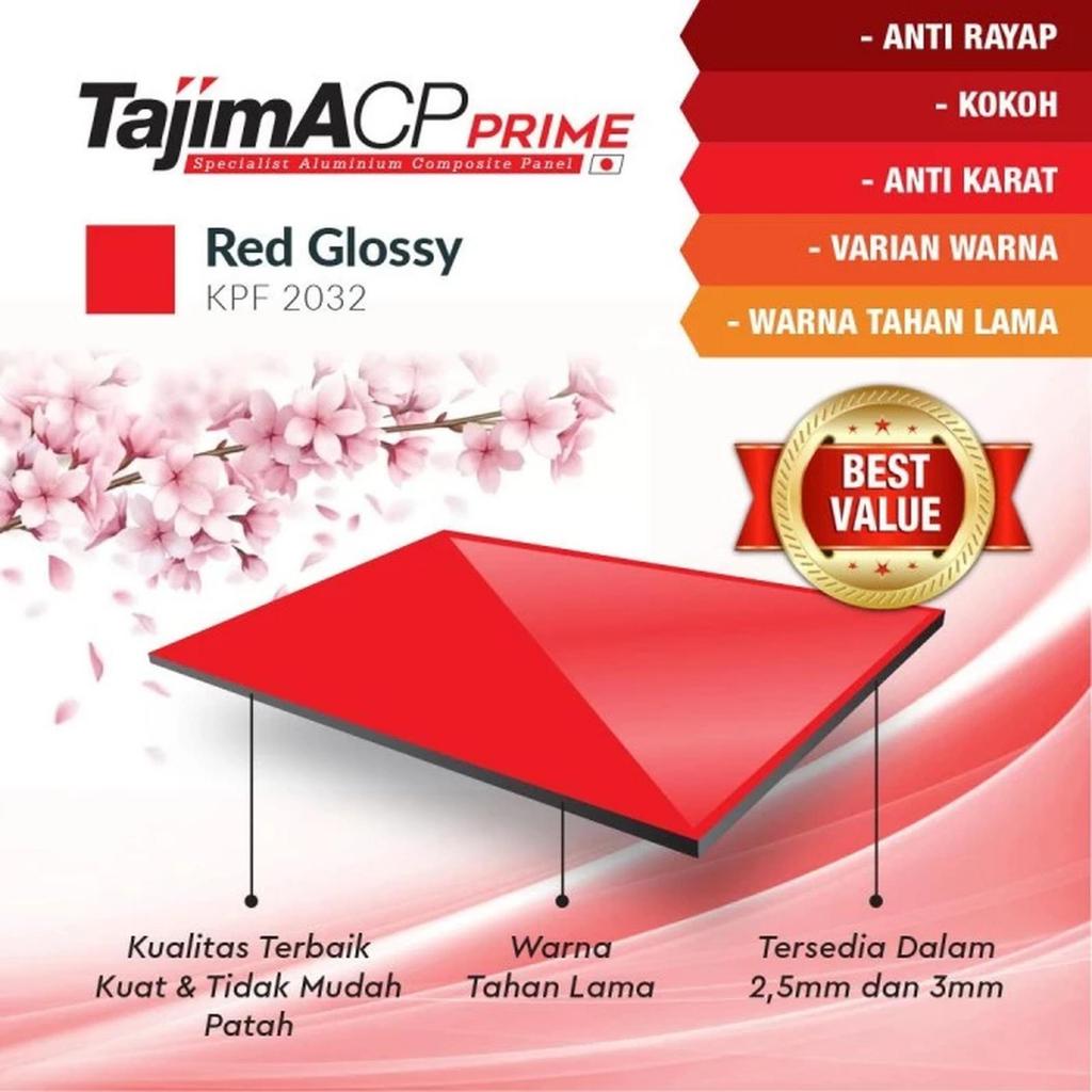 ACP Tajima 3mm Indoor - Red Glossy