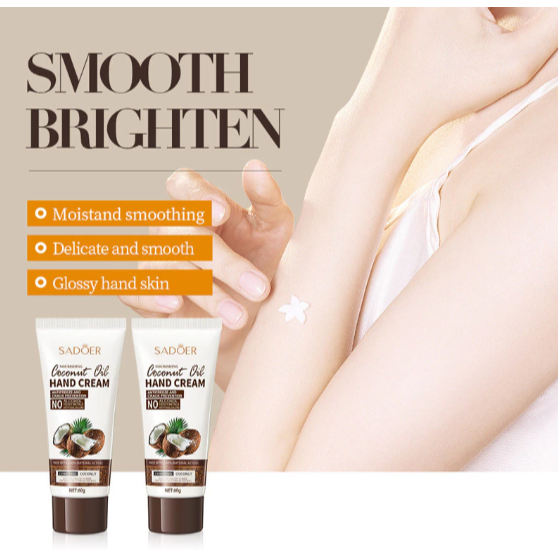 HANDBODY SADOER COCONUT OIL HAND CREAM PEMUTIH KULIT