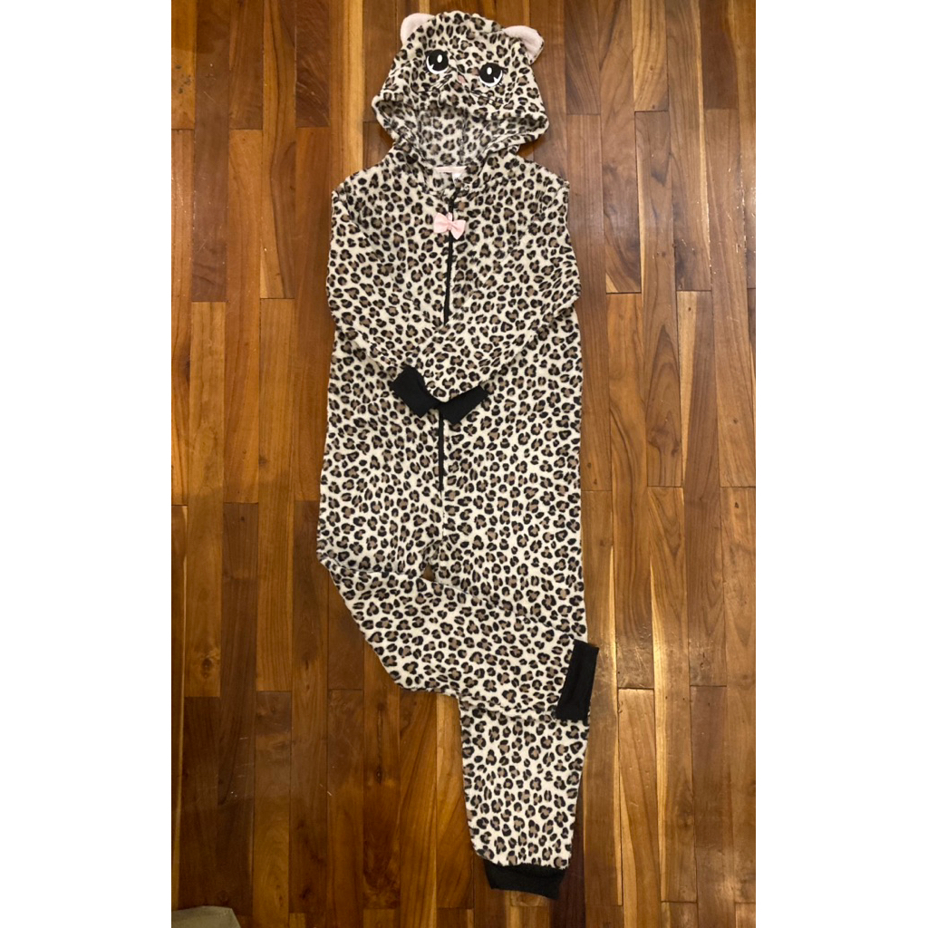 Preloved Baju Anak - Jumpsuit Winter Leopard Anak