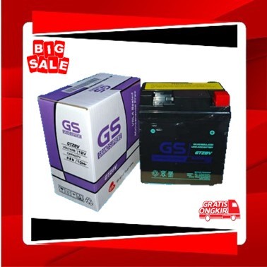 Aki MOTOR GTZ8V GS GRAND SUPREME 12V-8Ah MBTX7U / YTX7L-BS / YTZ8V / MTX7L / DGTZ8V BEBAS PERAWATAN